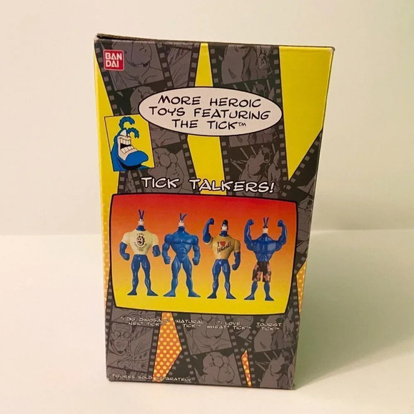 Vintage 1995  The Tick The Steel Box Fox BanDai Open Box - Picture 6 of 16